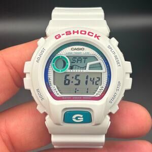 Casio G-Shock GLX-6900 G-LIDE Digital Watch White Surf Tide Graph NWOT